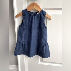 Gap dark denim blue dress. Size:18-24 Months